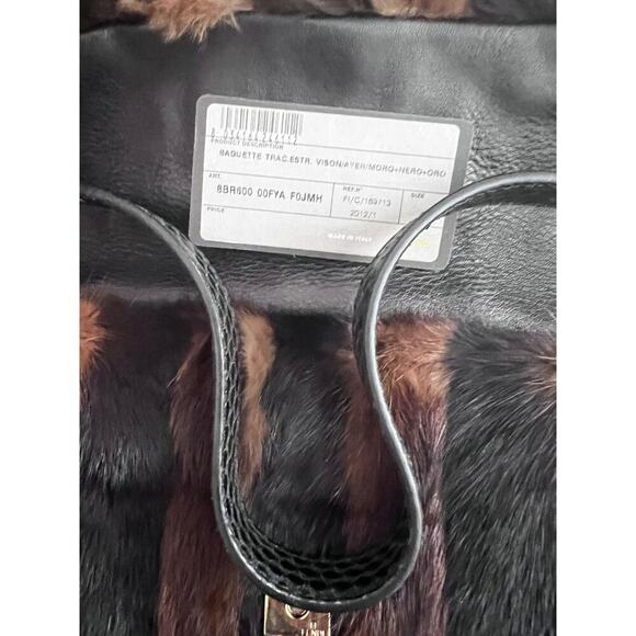 Fendi Mink stripes baguette - Picture 11 of 12